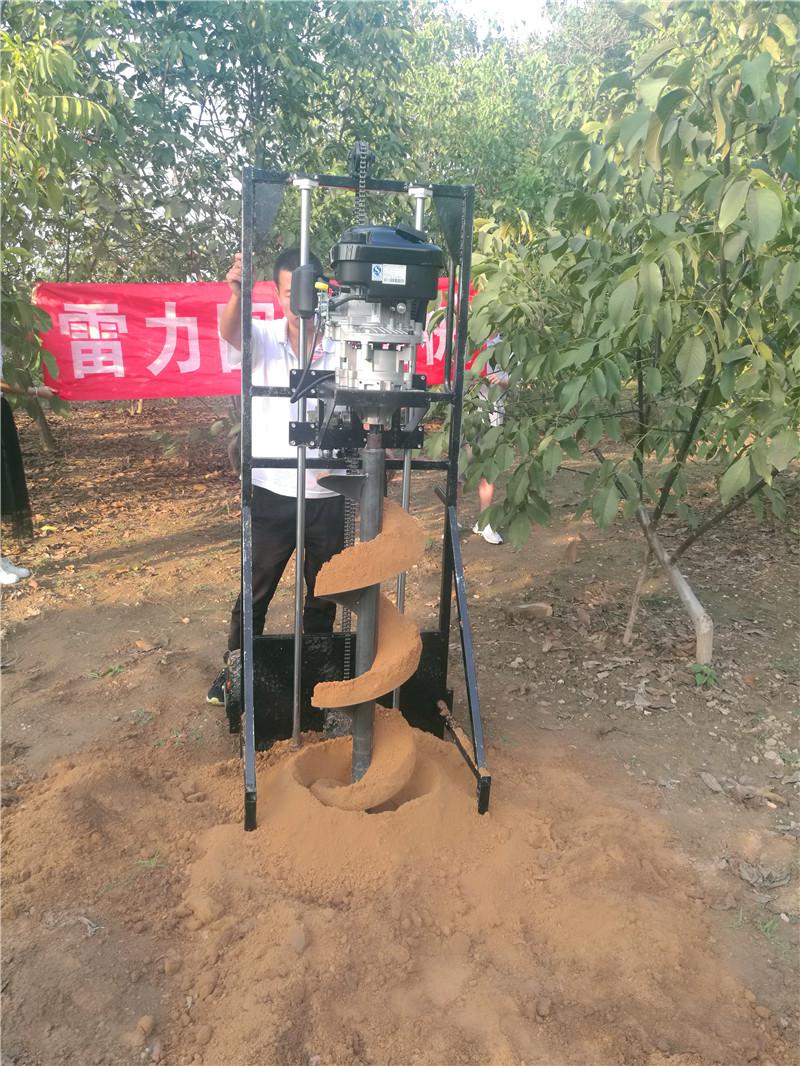 大架子手推挖坑機超快鉆孔栽電桿 大架子手推挖坑機超快鉆孔栽電桿