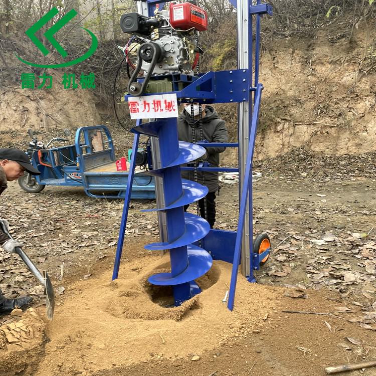 全自動深度打洞挖坑機器